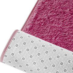 230x160cm Floor Rugs Large Shaggy Rug Area Carpet Bedroom Living Room Mat - Burgundy