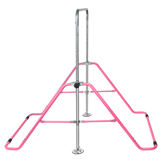 Kids Gymnastics Bars Training Horizontal Bar Monkey Kip Bar Pink