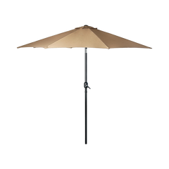 9FT Patio Umbrella Outdoor Garden Table Umbrella with 8 Sturdy Ribs