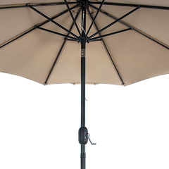9FT Patio Umbrella Outdoor Garden Table Umbrella with 8 Sturdy Ribs