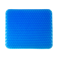Gel Seat Cushion with Honeycomb Design & Breathable Cover for Office Chair Car Seat & Home