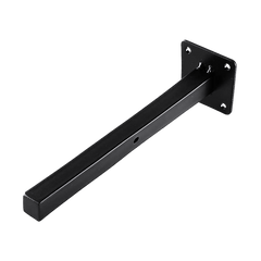 20cm Floating Shelf Brackets Industrial Metal Shelving Supports 4-Pack