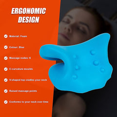 Cloud Plush Neck Pillow for Relaxing Neck and Shoulder Support