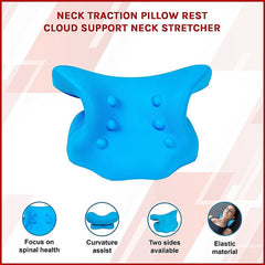Cloud Plush Neck Pillow for Relaxing Neck and Shoulder Support