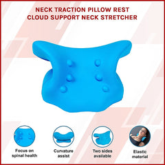 Cloud Plush Neck Pillow for Relaxing Neck and Shoulder Support