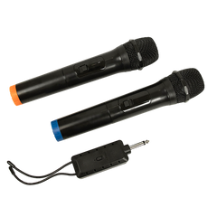 2 x Wireless Microphone Handheld Cordless Professional Mic Karaoke Receiver