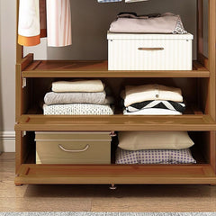 165x70cm Clothes Rack Stand Storage Shelves Modern Coat Tree