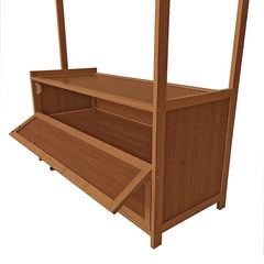 165x70cm Clothes Rack Stand Storage Shelves Modern Coat Tree
