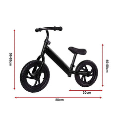 Kids Ride On Push Bike Balance Bicycle with Training Wheels for Toddlers