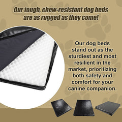 XL Dog Bed Chew Resistant Heavy Duty Kennel Run Tough Robust Durable