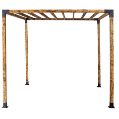 Roof Pergola Gazebo Shed Matte Black Steel Brackets DIY Kits