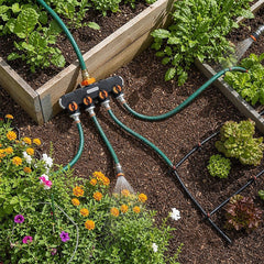 4-Way Water Distributor Garden Irrigation