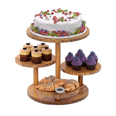4 Tier Round Dessert Stand Tower Cake Cupcake Display