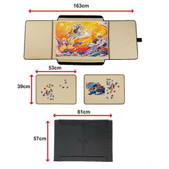 Portable Jigsaw 1000 Pieces Board Puzzle Storage Carry Safe Case Carrier