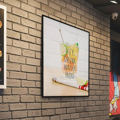 A2 LED Slim Advertising Lightbox Sign Wall-Mounted Poster Board Menu Frame
