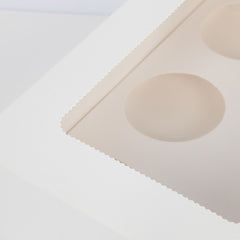 Cupcake Box 6 Holes Window Cake Party Favour 100 Boxes
