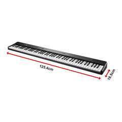 Folding Digital Piano 88 Key Velocity-Sensitive + Carry Case Pedal