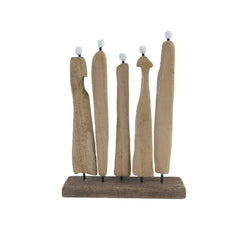 Handcrafted Contemporary Family + Friends Statue 20cm