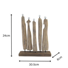 Handcrafted Contemporary Family + Friends Statue 20cm