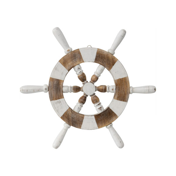 Handcrafted Ship Wheel Wall Art 50cm