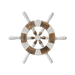 Handcrafted Ship Wheel Wall Art 50cm