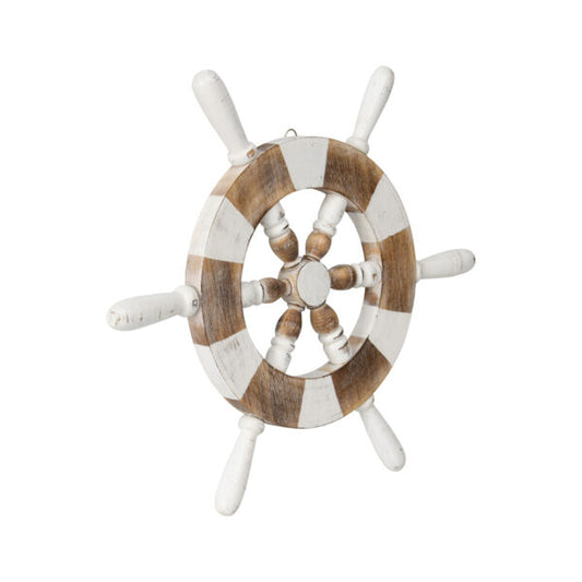 Handcrafted Ship Wheel Wall Art 50cm