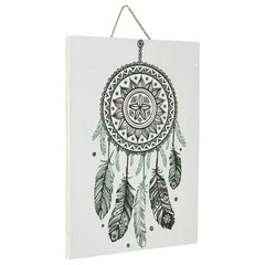 Handcrafted Monochrome Dream Catcher Wall Art 30x2cm