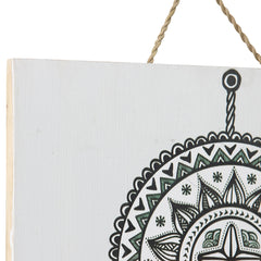 Handcrafted Monochrome Dream Catcher Wall Art 30x2cm