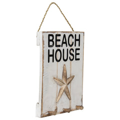 Handcrafted Beach House 3D Shell Wall Art 20x24cm