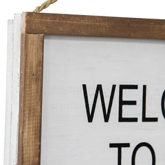 Handcrafted Welcome Sh*t Show Framed Wall Art 30x12cm