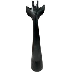 Handcrafted Black Giraffe Ornament 49cm