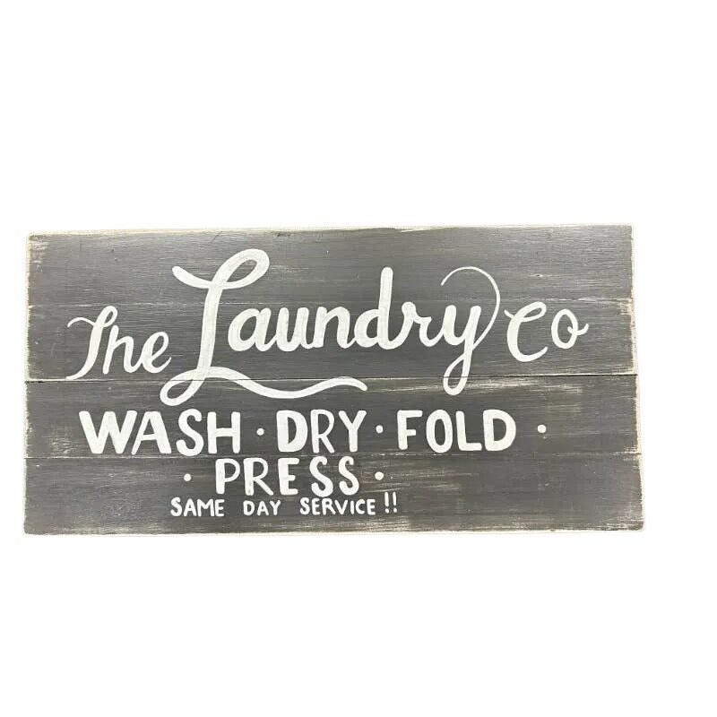 Handcrafted Laundry Co Wall Art 40cm