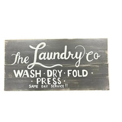 Handcrafted Laundry Co Wall Art 40cm