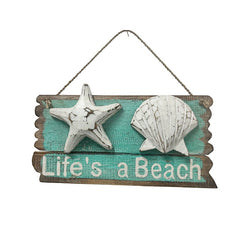 Handcrafted Life'S Beach Shells Wall Art 23cm