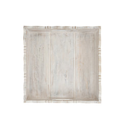 Handcrafted Carved Square Tray 30cm