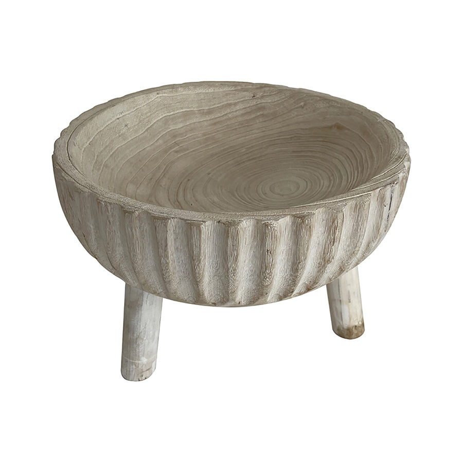 Crafted 3 Legged Decorative Bowl 27cm