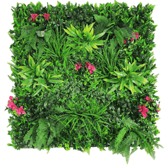Flowering Lilac Vertical Garden / Green Wall UV Resistant 100cm X 100cm Panel