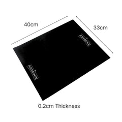 ASMOKE Premium Copper & Black BBQ Grill Mats (2-Pack) - Non-Stick PTFE Coating, Cooking Mats| Reusable and Easy to Clean