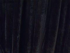 Long Large Velvet Curtains Black PINCH PLEAT 590x270cm + 30 Hooks Polyeste New