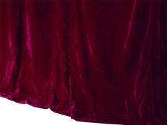 Large Velvet Curtains 610 x 230cm PINCH PLEAT with 30 Hooks New Burgundy