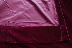 Large Velvet Curtains 610 x 230cm PINCH PLEAT with 30 Hooks New Burgundy