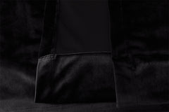 Large Thick Velvet Blockout Curtains 560x 230cm PINCH PLEAT 2 panel+Hooks Black