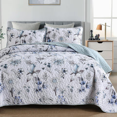 Yearning Quilted coverlet and pillowcovers set: For a Better Night's Sleep - Queen size