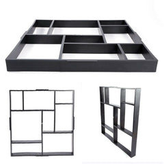 10Grids Garden Paving Brick Patio Concrete Slabs Maker Path Driveway Stone Mould