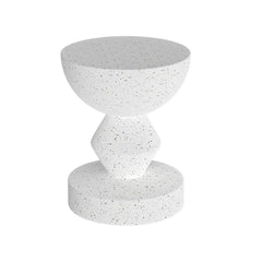 Stylish Lightweight Concrete Sofa Side Table Cement Bedside Table Outdoor Patio
