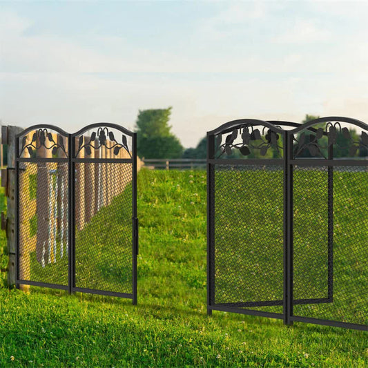 Fin Heavy Duty Dog Play Pen Enclosure Whelping Cage With Fertility Mat Puppy Playpen 60x110cm