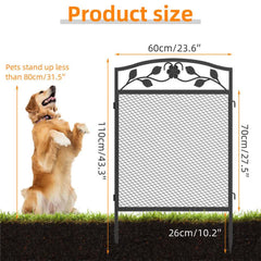Fin Heavy Duty Dog Play Pen Enclosure Whelping Cage With Fertility Mat Puppy Playpen 60x110cm