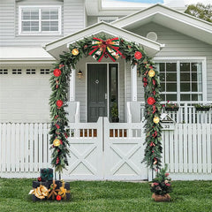 Rustproof Metal Garden Patio Arch Rose Arbour Archway Climbing Plant Trellis AU