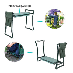 Garden Kneeler PRO Thick EVA Folding Kneeling Pad Seat Padded Stool Gardening Be