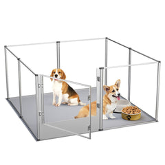 Versatile Sleek Thick Acrylic Pet Playpen Dog Puppies Run Kennel Rabbit Play Pen